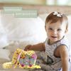 MOVEBO Soft Cube for Baby Development,Touch Toy for Babies 0, Quiet Sensory Cube, Newborn Toy Gift Idea view 3