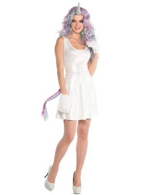 Amscan Pastel Unicorn Tail Costume Accessory - 19", Multicolor - 1 Pc.