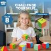 STEAM Life Speed Cube Set 8 Pack Magic Cube | Includes 3x3, 2x2, 4x4 Speed Cube, Pyramid Cube, Megaminx Cube Bundle Collection Cube Toys for Kids & Adults view 2