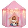 Orian Princess Tent for Kids, Toddler & Kids Pink Play Tent Indoor & Outdoor Princess Castle Fort for Girls and Toddlers Ages 2-7, 55x53, LED Star Lights, Childrens Toys and Gifts for Girls view 1