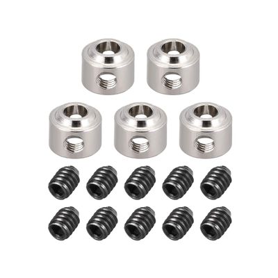 uxcell 5PCS RC Airplane Plane Landing Gear Wheel Stop 3.1mm Shaft Hole Dia.