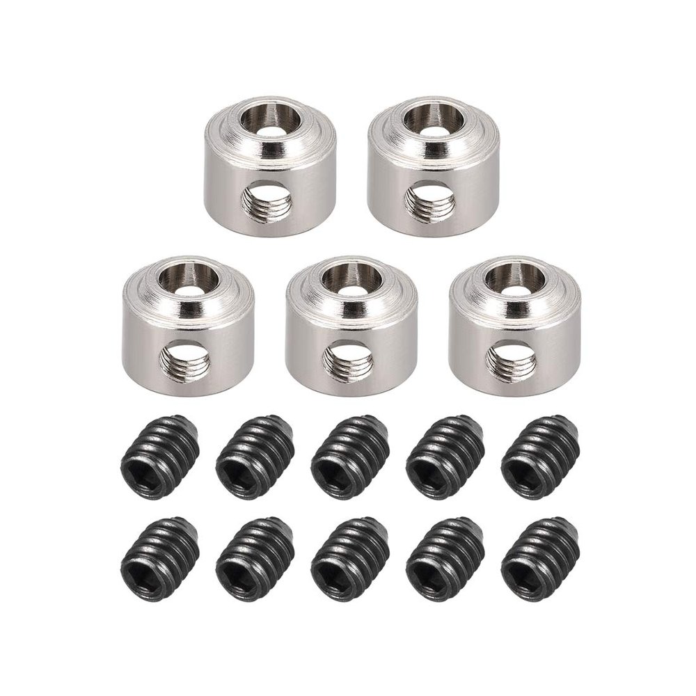 uxcell 5PCS RC Airplane Plane Landing Gear Wheel Stop 3.1mm Shaft Hole Dia.