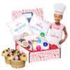 Baketivity Kids Baking DIY Activity Kit - Bake Delicious Bug Cupcakes with Pre-Measured Ingredients  Best Gift Idea for Boys and Girls Ages 6-12  Includes Free Hat and Apron view 1