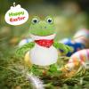 Houwsbaby 12 Green Frog Toy Croaking Frog Musical Stuffed Animal Frolick Froggy Shaking and Waving Electronic Interactive Animate Plush Toy Birthday Holiday Present view 3
