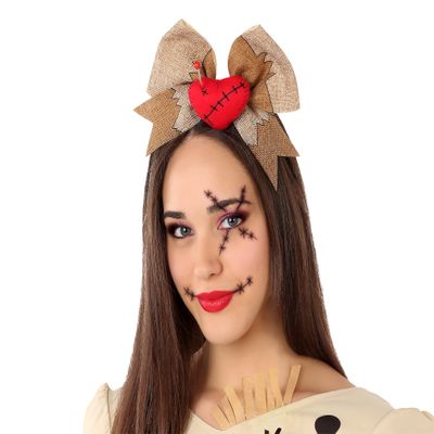 Atosa Adult Voodoo Doll Headband Brown One Size