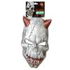 Atosa 62381 Devil Mask with Horns and Teeth, Fuchsia view 3