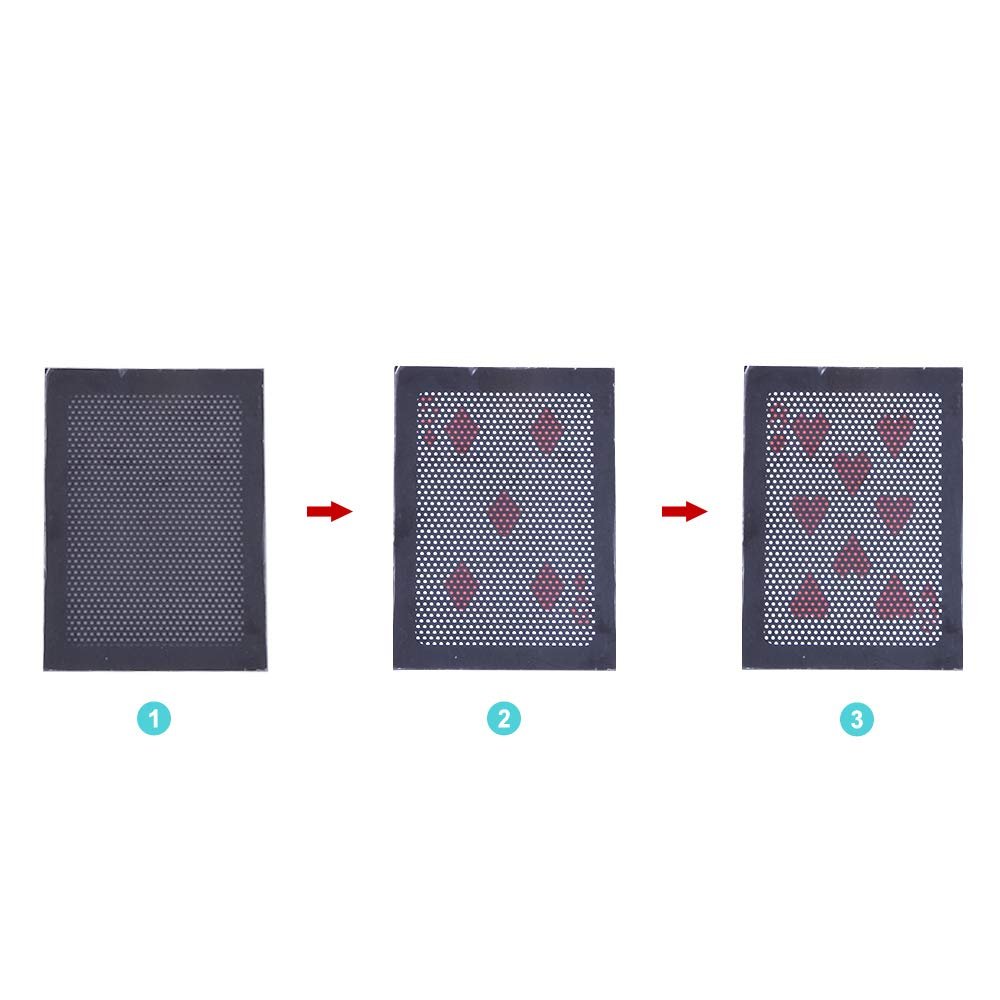 SUMAG The Ultimate Wow Magic Tricks Change Twice Card Magic Special Cards Magician Close up Gimmick Props Mentalism (5 Pcs Wow 3.0)