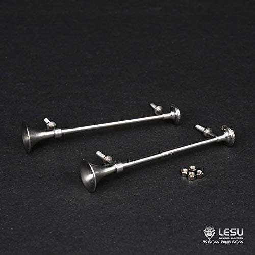 LESU Stainless Steel Whistle Horn Compatible With 1/14 Tamiya King Hauler GL Tractor Truck Model