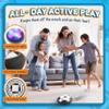 Let Loose Moose Hover Soccer Ball, Set of 2 LED Soccer Ball Toys, Gifts for 8 Year Old Boys, Indoor LED Floating Football for 7 Year Old Kids, Boy Birthday Gifts Age 4-6, 6-8, 8-12 Fun Sport Toy view 4