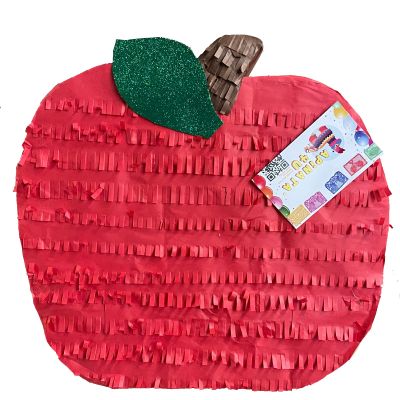 17" Red Apple Pinata Great for Princess Themed Birthday Party Teachers Day, Snow Princess Back to Shcool Red Apple