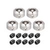 uxcell 5PCS RC Airplane Plane Landing Gear Wheel Stop 5.1mm Shaft Hole Dia. view 1