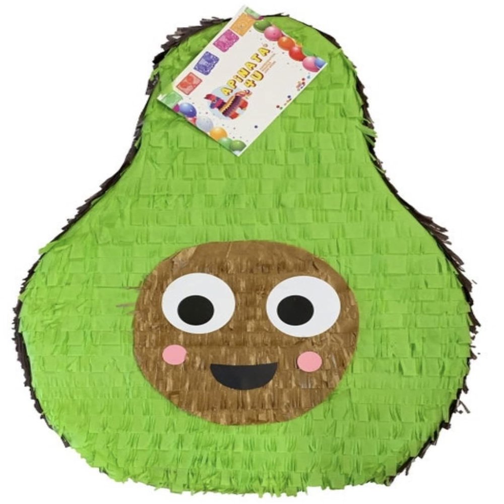 Apinata4u Avocado Theme Birthday Party Pinata, Gift for Kids and Avocado Lovers, Food Lover, Gender Reveal Fiesta Decorations Supplies, Tutti Frutti Party, Tropical Parties Decor