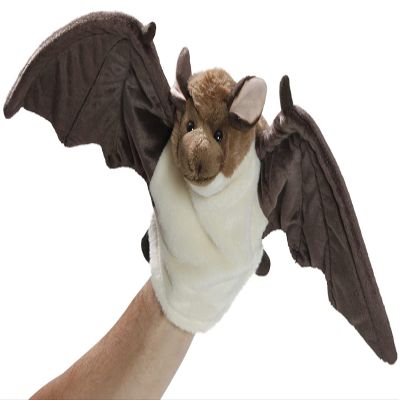 Bat Hand Puppet 9 inches Long, 16 inches Span, 25cm Long, 44cm Span, Plush Toy, Soft Toy, Stuffed Animal 3472