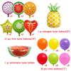 71 Packs Tutti Frutti Party Decorations Set Twotti Frutti Glitter Banner/Cake Topper Fruit Cupcake Toppers Mylar Balloons for Twotti Fruity Second Birthday Party view 3