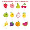 71 Packs Tutti Frutti Party Decorations Set Twotti Frutti Glitter Banner/Cake Topper Fruit Cupcake Toppers Mylar Balloons for Twotti Fruity Second Birthday Party view 4