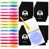 BONNYCO Invisible Ink Pen and Notebook Pack 16, Party Favors for Kids. Magic Spy Pen Goodie Bags Stuffers for Kids, Goody Bag Stuffers Pinata. Return Gifts Birthday Party, Classroom Prizes Students view 1