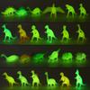 96 Piece Glow in Dark Mini Dinosaur Toy Set(24 Style), Plastic Realistic Dino Figure, Kid Birthday Party Favors Supplies Goody Bag Valentines Day Gift Pinata Stuffers Easter Eggs Easter Basket Filler view 2