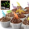 96 Piece Glow in Dark Mini Dinosaur Toy Set(24 Style), Plastic Realistic Dino Figure, Kid Birthday Party Favors Supplies Goody Bag Valentines Day Gift Pinata Stuffers Easter Eggs Easter Basket Filler view 4