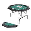 Dporticus 48 Texas Holdem Poker Table for 8 Player Casino Style Folding Card Games Gambling Table Lightweight Portable view 1
