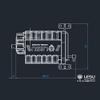 TOUCAN RC HOBBY Lesu 3Grade High Torque Gear Box Transmission A 1/14 Rc Tmy Tractor Truck view 4