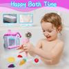 AugToy Bath Toys for Toddlers 3-5 Years, Ice Cream Foam Maker Bath Toys for Kids Ages 4-8, Bubble Pretend Cake Play Set Bathtub Toys Age 3 4 5 Year Old Girls Boys Valentines Birthday Gifts Idea view 2