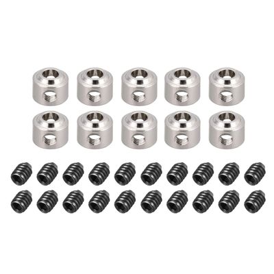 uxcell 10PCS RC Airplane Plane Landing Gear Wheel Stop 3.1mm Shaft Hole Dia.