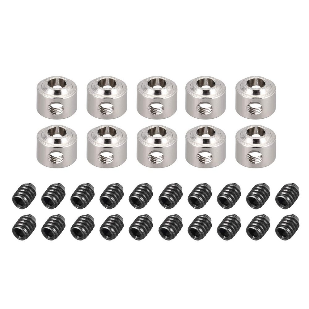 uxcell 10PCS RC Airplane Plane Landing Gear Wheel Stop 3.1mm Shaft Hole Dia.