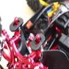 1/8 OUTCAST 6S BLX/NOTORIOUS 6S BLX Upgrade Parts Aluminum + Stainless Steel Front + Rear Body Post - 4Pc Set Silver view 2