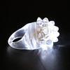 C&H Solutions Shining White Clear LED Flashing Jelly Bumpy Finger Rings (96 Ct) view 4