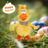 Houwsbaby 12'' Electronic Squawking Duck Toy,Electronic Quacking Musical Duck Stuffed Animal,Interactive Walking Singing Waving Duck Plush Toy Present for Kids Boys Girls Holiday Birthday view 3