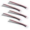 Antrader 5pcs JST-XH 3S Balance Plug Extension Cable Charger Connector 22AWG for Rechargeable RC Drone, 11.1V, 3.9-inch view 1