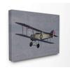 The Kids Room by Stupell Kids Military Plane Blue Design Decorative Wall Hangings, Multi-Color view 1