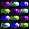 DAOKEY Flashing LED Light up Bracelets, Colorful Blinking Glow Wristbands Party Favors Toys Supplies for Birthday, Parties, Carnivals, Clear Case 12 Pack view 1