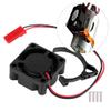 Dilwe RC Motor Heat Sink with Cooling Fan, 540 550 Engine Fin Heatsink for RC 1/10 Motor(N10294BL) view 3