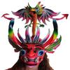 Alpakaandmore Peruvian Folklore Dance mask Carnival mask from Ayacucho Multicolored view 1