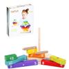 CUBIKA Wooden Clock Construction Kit  Montessori Stacking Toy for Toddlers Ages 3+  Made from Natural Wood with Water-Based Paints  Travel-Friendly Educational Gift for Boys & Girls view 1
