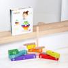 CUBIKA Wooden Clock Construction Kit  Montessori Stacking Toy for Toddlers Ages 3+  Made from Natural Wood with Water-Based Paints  Travel-Friendly Educational Gift for Boys & Girls view 3