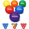 GoSports 5 Inch Inflatable No Sting Dodgeball 6 Pack Includes Ball Pump & Mesh Bag view 1