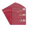 10 Small Prophila Coin Sheets for Euro Coins with Flags Cards view 1