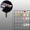 10 Small Prophila Coin Sheets for Euro Coins with Flags Cards view 4