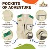 Cheerful Children Toys Premium Quality Bug Catching Kit - 19 Pcs Kids Explorer Kit - 4-6 Kids Adventure Kit Include Safari Vest, Hat & Extra Sturdy Accessories - Ideal Educational Gift - Learn & Play view 4