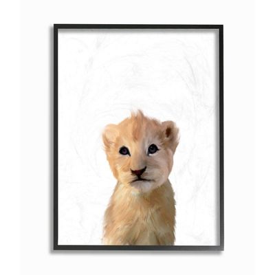 Cute Baby Lion Animal Kids Painting