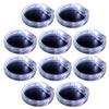 DAOKEY LED Light up Bracelets, White Glow Wristbands Party Favors Toys Supplies for Birthday, Halloween, Carnivals Parties for Kids over 3 Years Old, Clear Case 10 Pack view 1