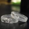 DAOKEY LED Light up Bracelets, White Glow Wristbands Party Favors Toys Supplies for Birthday, Halloween, Carnivals Parties for Kids over 3 Years Old, Clear Case 10 Pack view 2