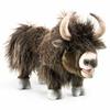 Yak Hand Puppet, Brown, Cream, Black view 1