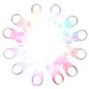 DAOKEY LED Light up Rings, Colorful Led Bumpy Plastic Diamond Rings Toys for Birthday Bachelorette Bridal Shower Gatsby Party Favors, Clear Case 30 Pack view 1