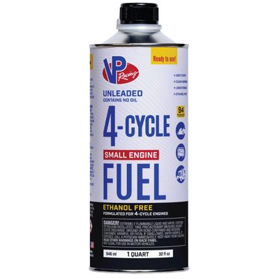 VP Racing Fuels 6205 SEF 4-Cycle Small Engine Fuel, Contains No Oil, 1 Quart