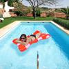 37" Inflatable Red and White Jumbo Hair Bow Pool Float view 3