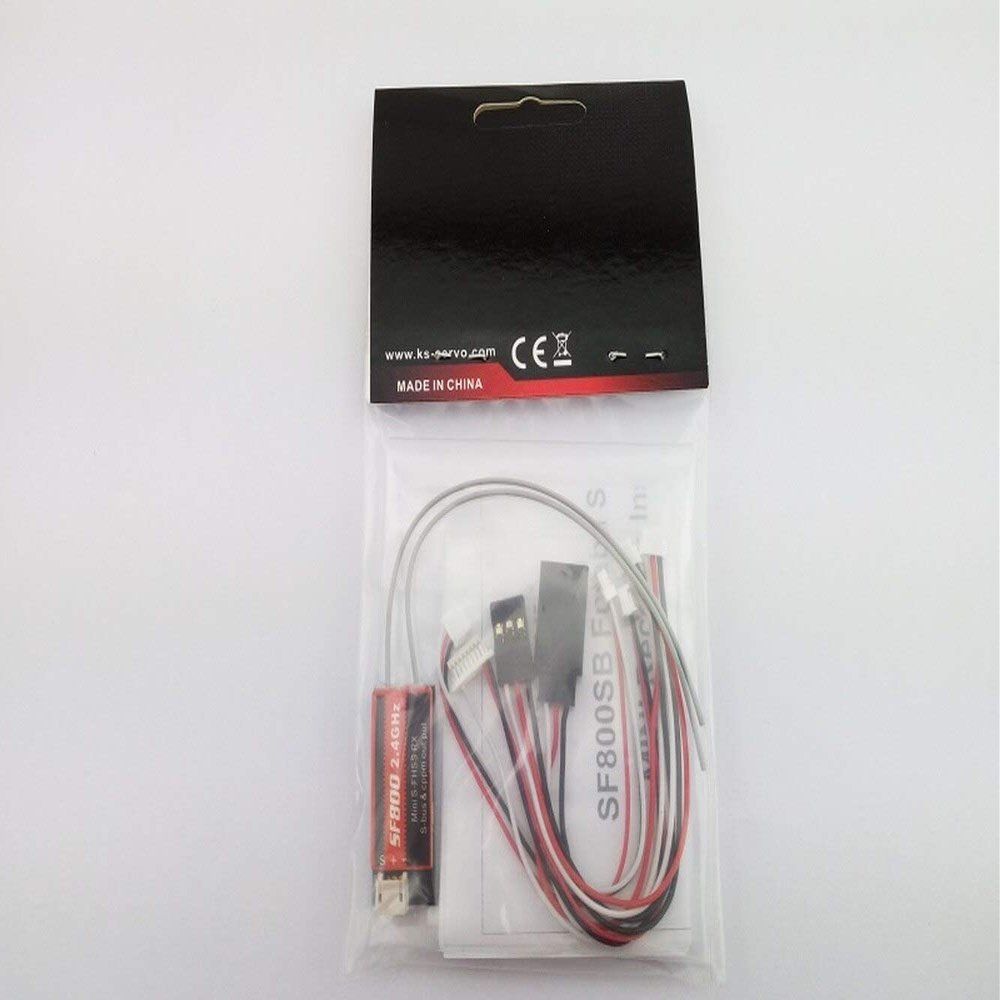Hockus Accessories Mini Ultra-Light 8-Way Receiver SF800SB Compatible Futaba S-FHSS S-Bus Cppm Traile - (Color: SF800SB)