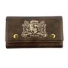 Riordan Irish Coat of Arms Leather Card & Dice Set view 1
